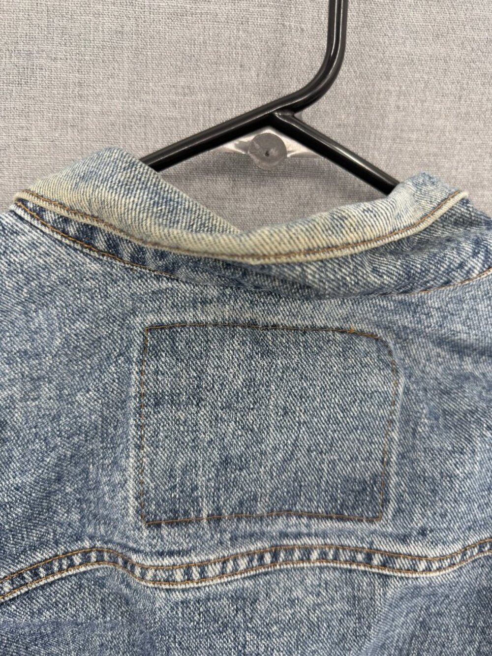 Vtg 90s Levis Blue Denim Jean Trucker Jacket Type 3 Mens L 70598 4891 Y2K - Picture 7 of 9